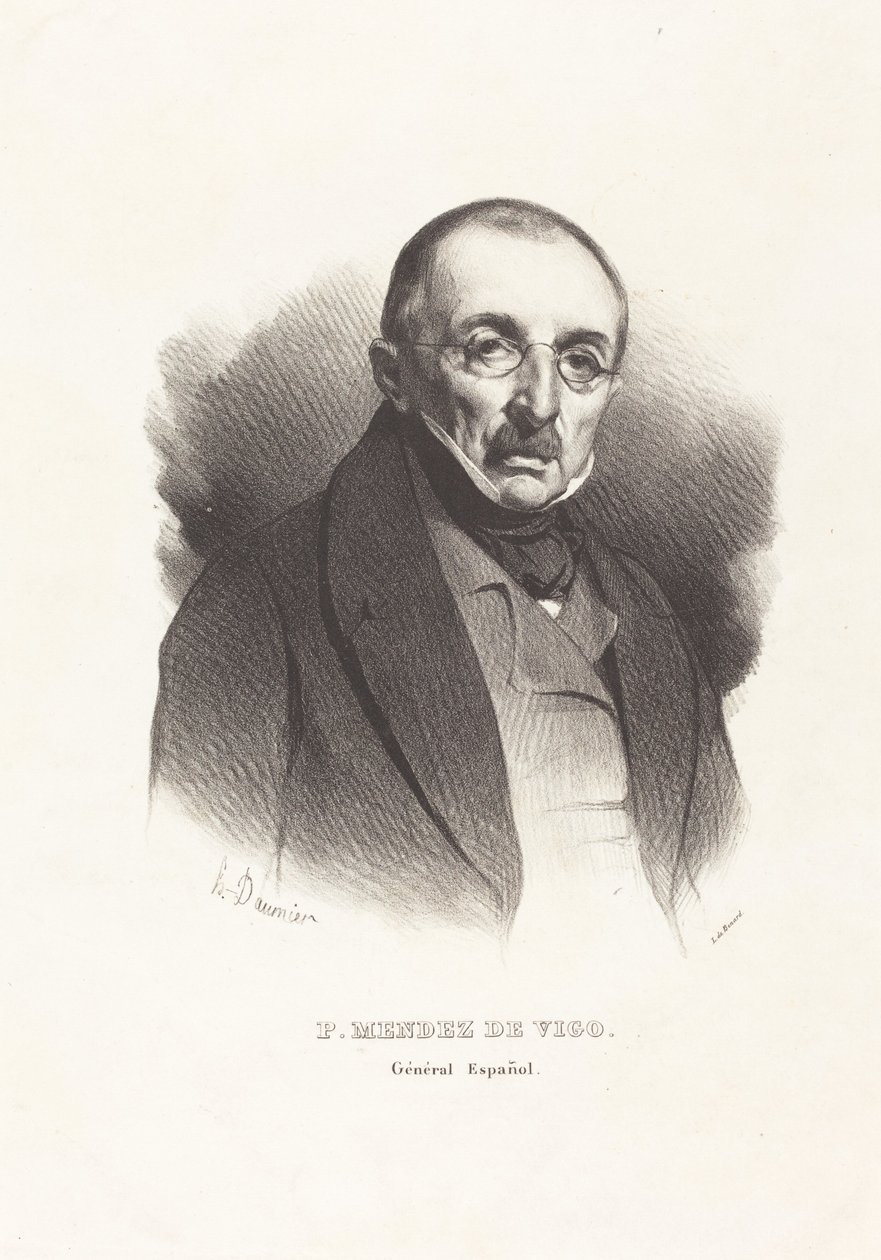 Kenraali P. Mendez Vigo tekijältä Honoré Daumier
