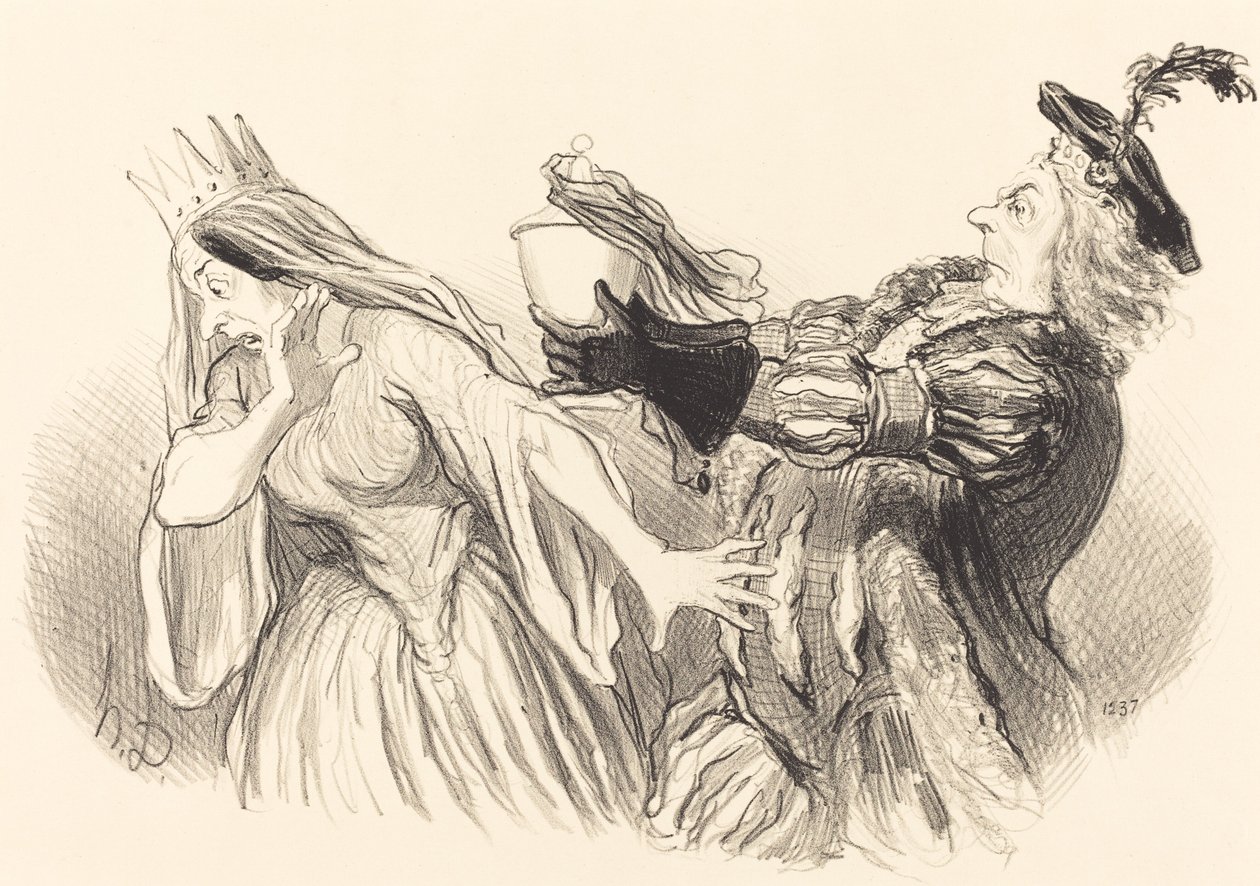 Hamlet tekijältä Honoré Daumier