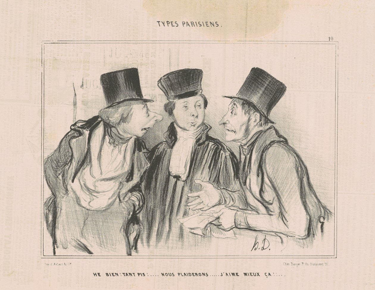 Hyvin! ei välitä!...me anomme. Pidän tästä enemmän... tekijältä Honoré Daumier