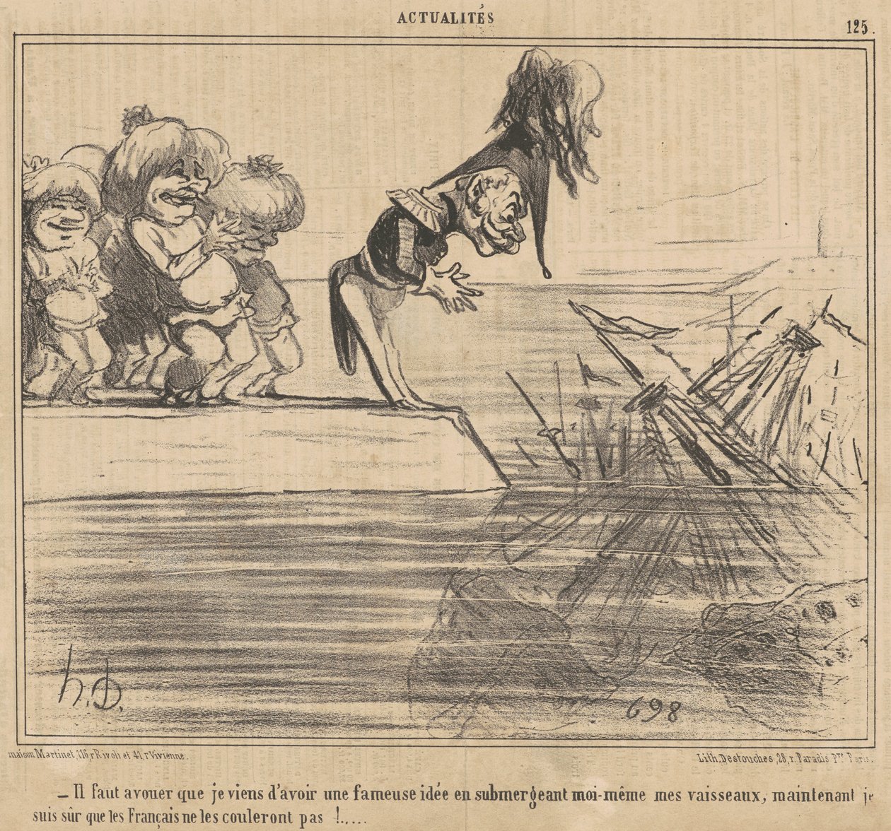 Täytyy myöntää, että minulla oli juuri... tekijältä Honoré Daumier