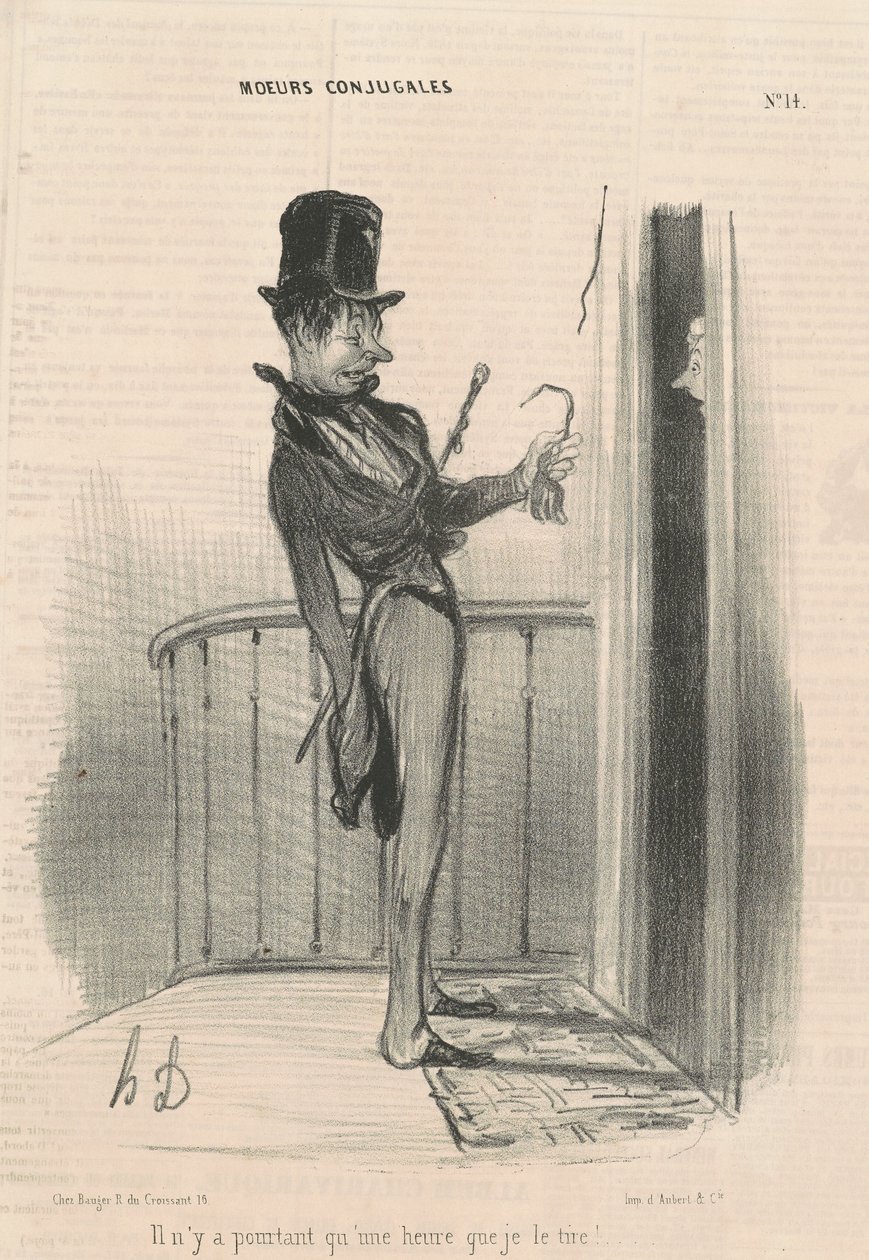 Olen kuitenkin kuvannut vain tunnin! tekijältä Honoré Daumier