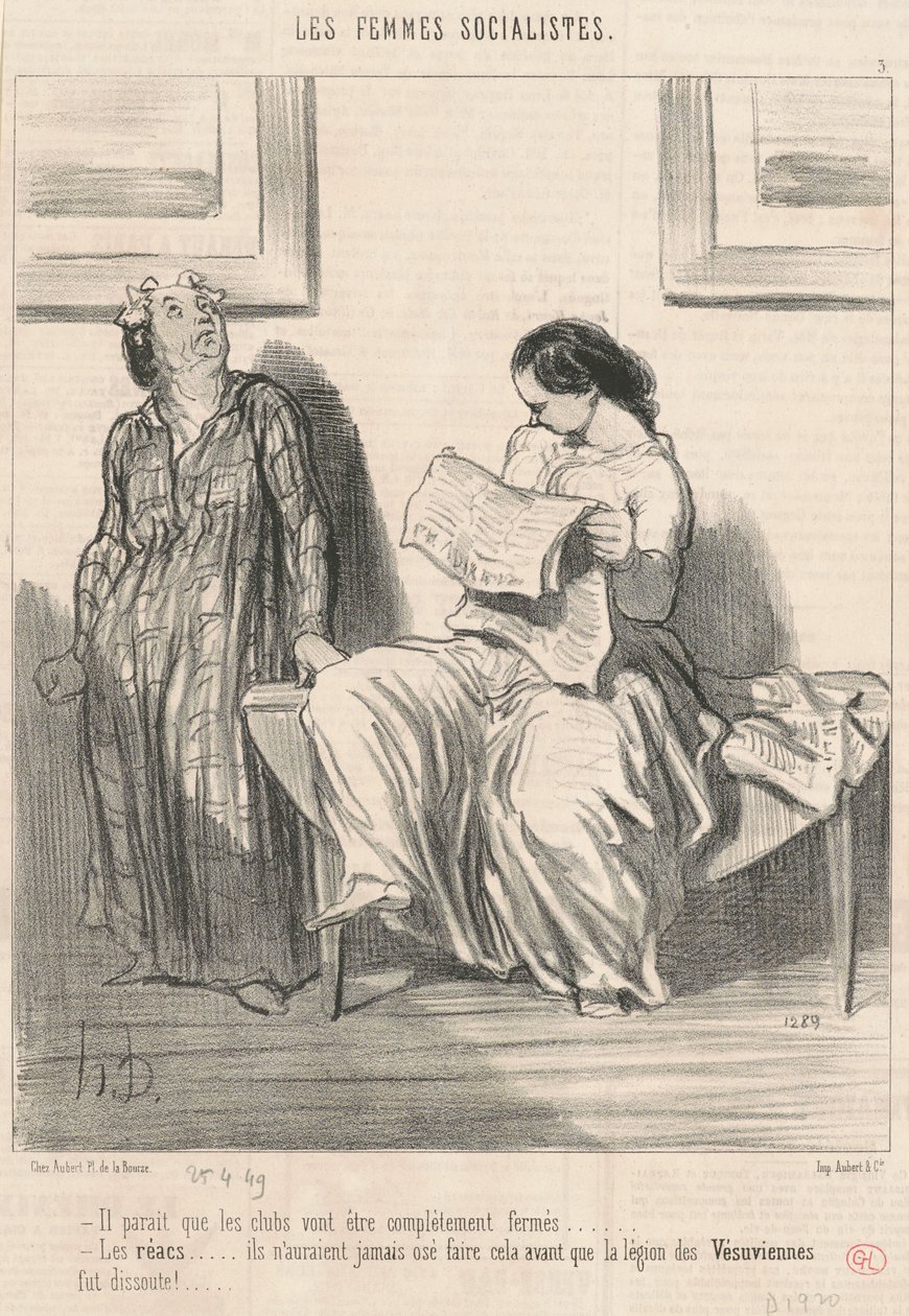 Näyttää siltä, ​​että klubit suljetaan... tekijältä Honoré Daumier