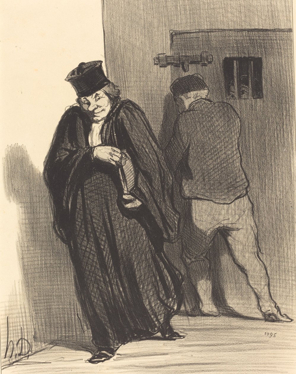 Näyttää siltä, ​​että kaverini on iso roisto... tekijältä Honoré Daumier