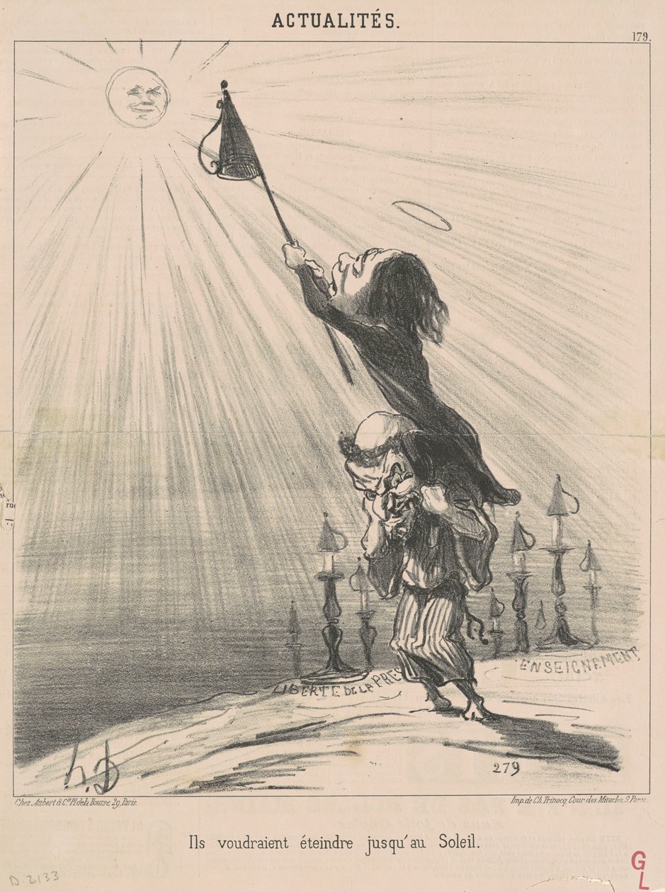 He haluaisivat sammua aurinkoon asti tekijältä Honoré Daumier