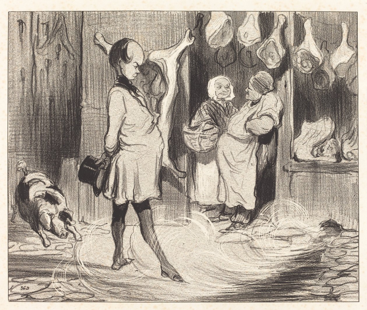 Matkavaikutelmia suuresta runoilijasta tekijältä Honoré Daumier