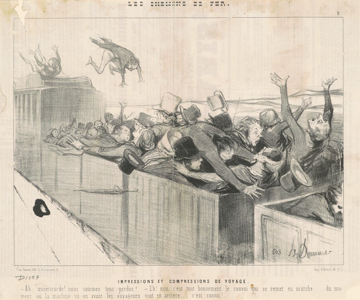 Matkakuvat ja -pakkaukset tekijältä Honoré Daumier