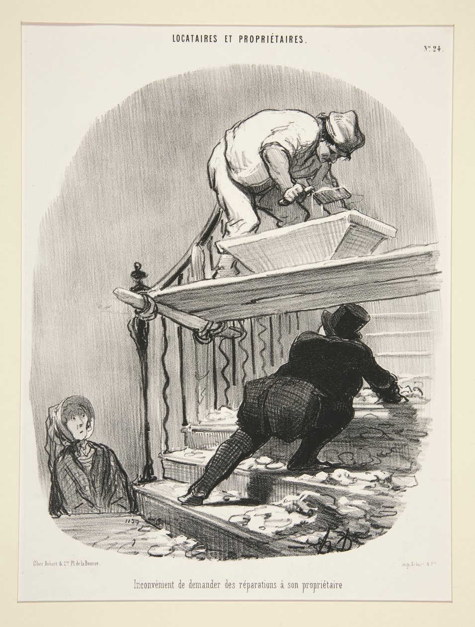 Haitat korjauksen pyytämisestä vuokranantajaltasi, vuokralaisilta ja omistajilta tekijältä Honoré Daumier