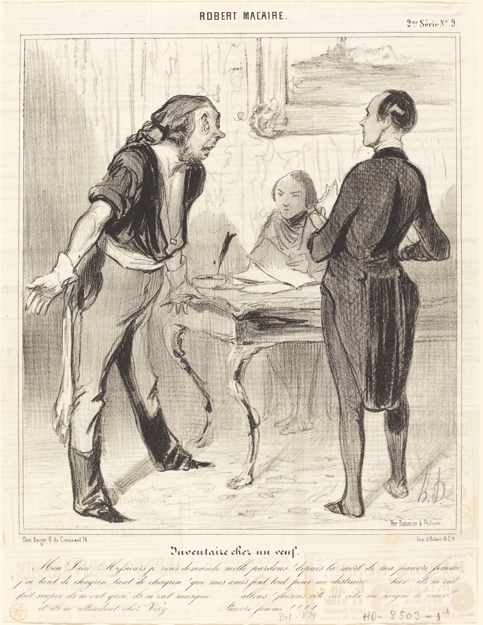 Varasto leskessä tekijältä Honoré Daumier