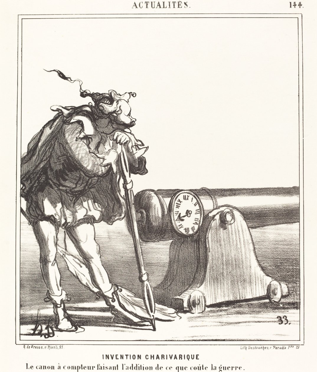 Charivarinen keksintö tekijältä Honoré Daumier