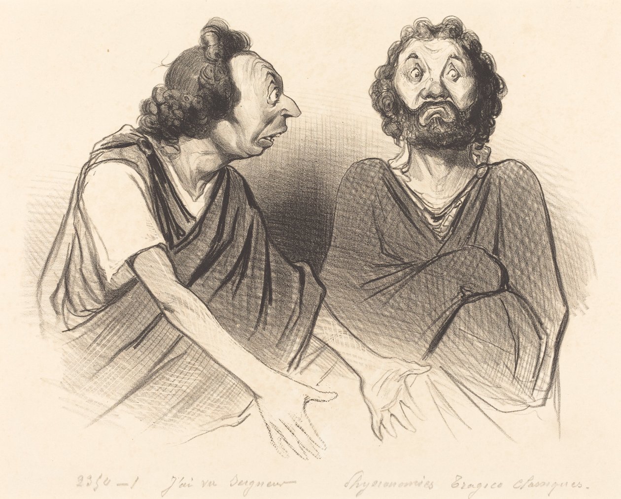 Näin Herran... sinun onneton poikasi... tekijältä Honoré Daumier