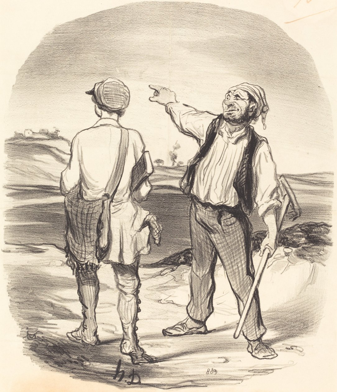 Näin jäniksen... kahdeksan päivää sitten! tekijältä Honoré Daumier
