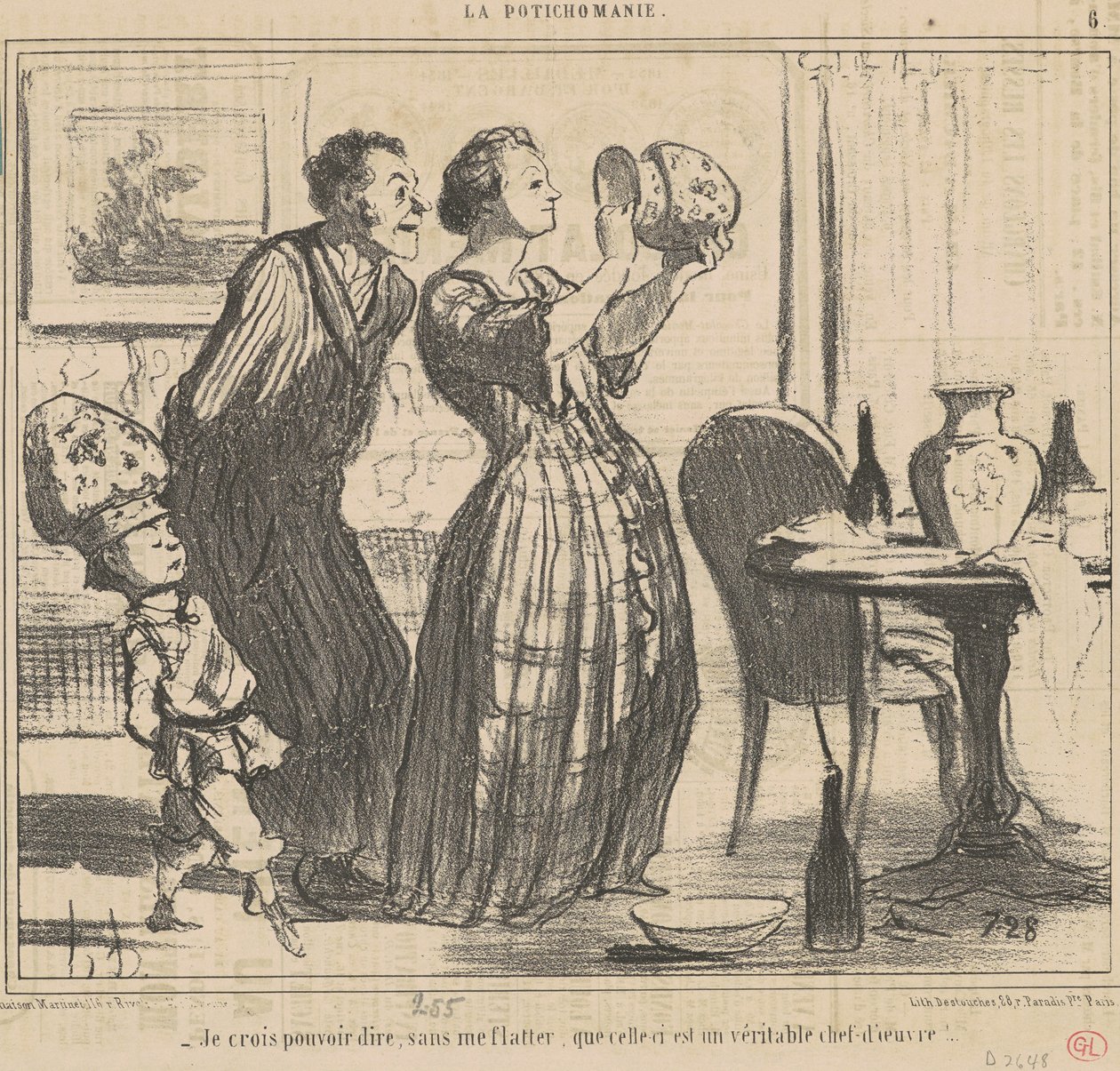 Luulen voivani sanoa itseäni imartelematta... tekijältä Honoré Daumier
