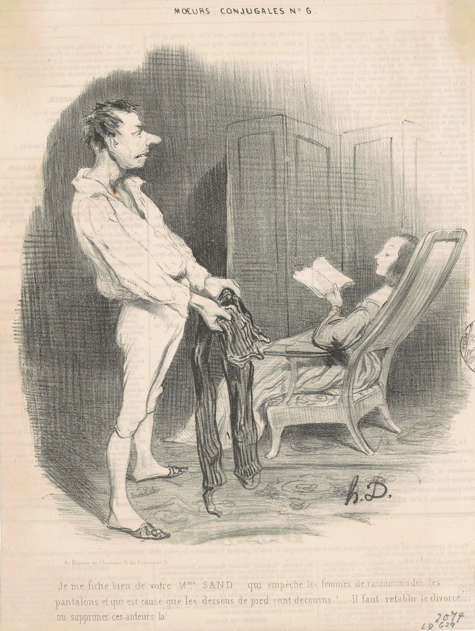 En välitä rouva Sandistasi... tekijältä Honoré Daumier