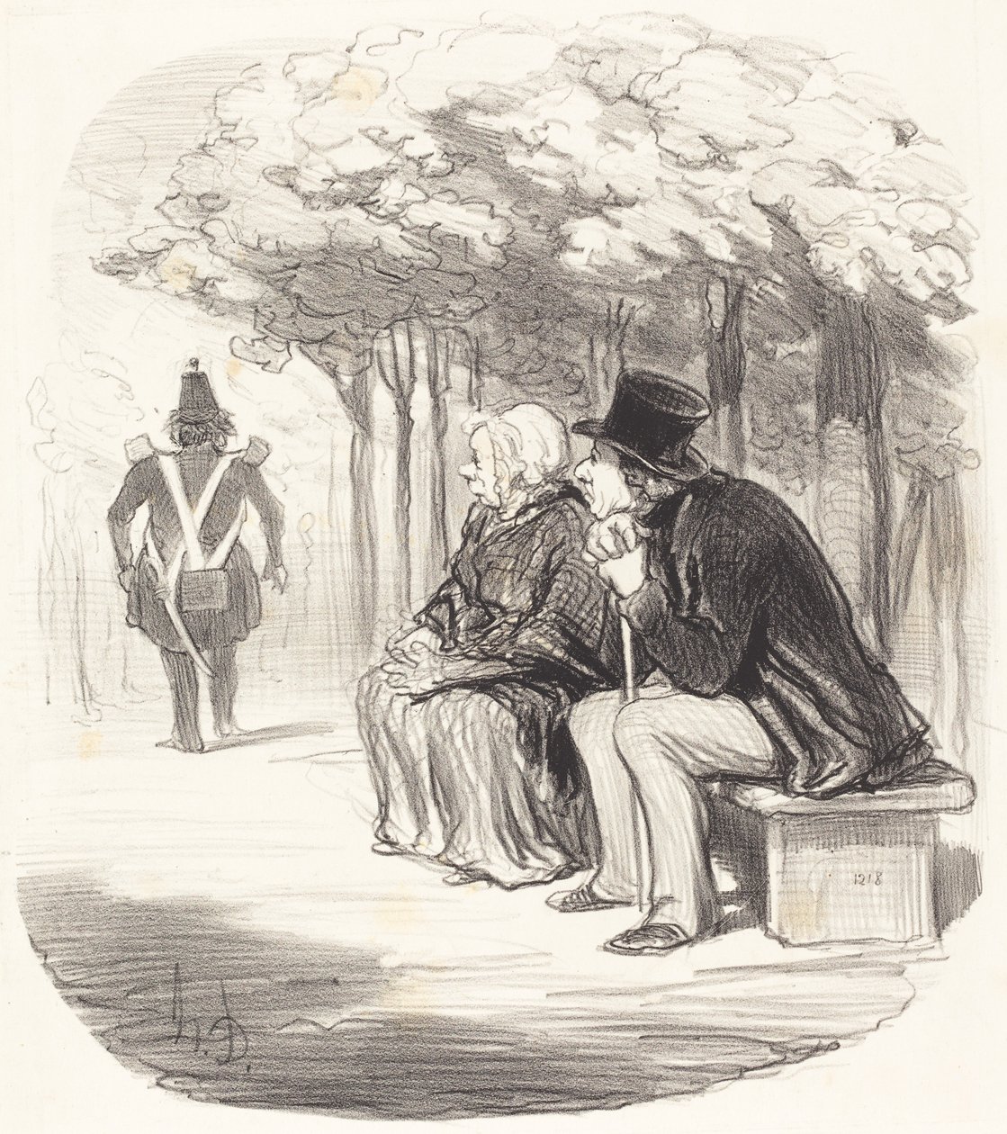 En ihmettele, jos naisilla on... makua... tekijältä Honoré Daumier