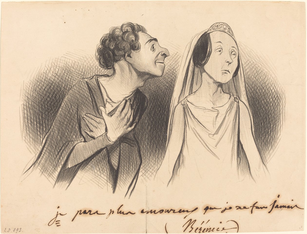 Jätän enemmän rakastuneeksi kuin koskaan... tekijältä Honoré Daumier