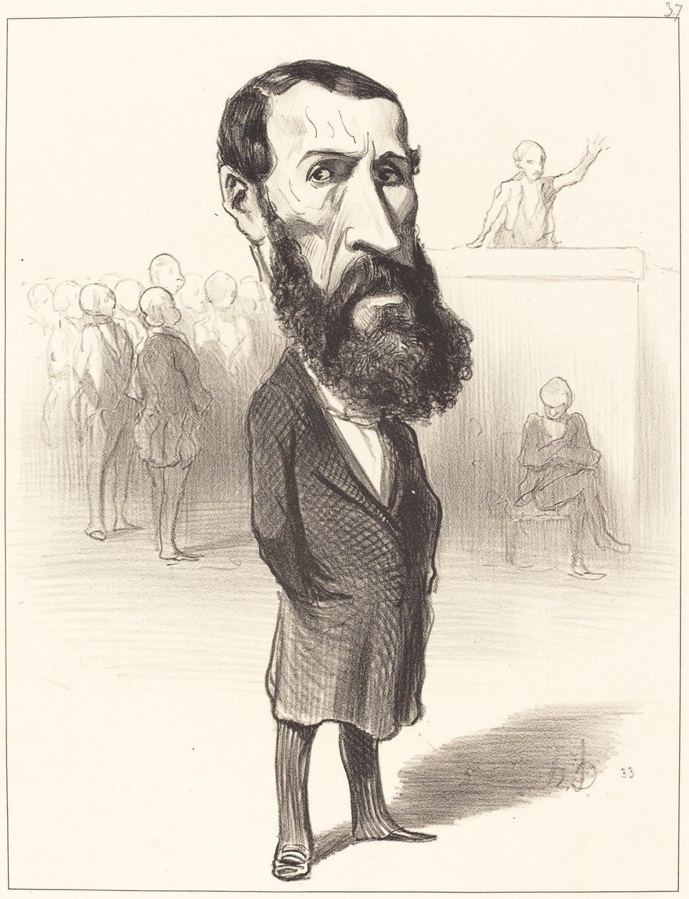 Jean Louis Greppo tekijältä Honoré Daumier