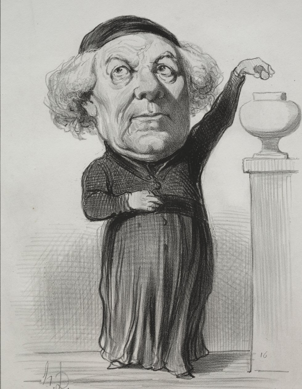 Jean-Jacques Fayet, Orleansin piispa tekijältä Honoré Daumier