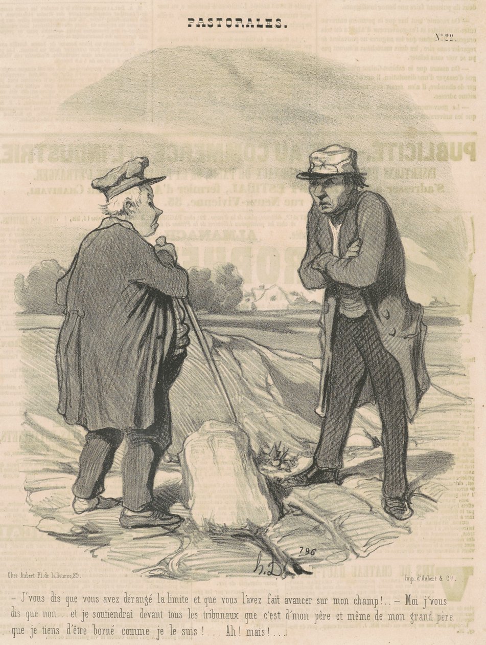 Kerron sinulle, että olet rikkonut rajaa... tekijältä Honoré Daumier