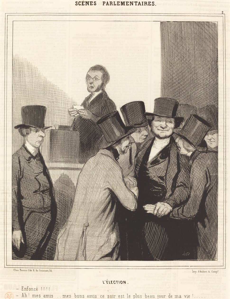 Vaalit tekijältä Honoré Daumier