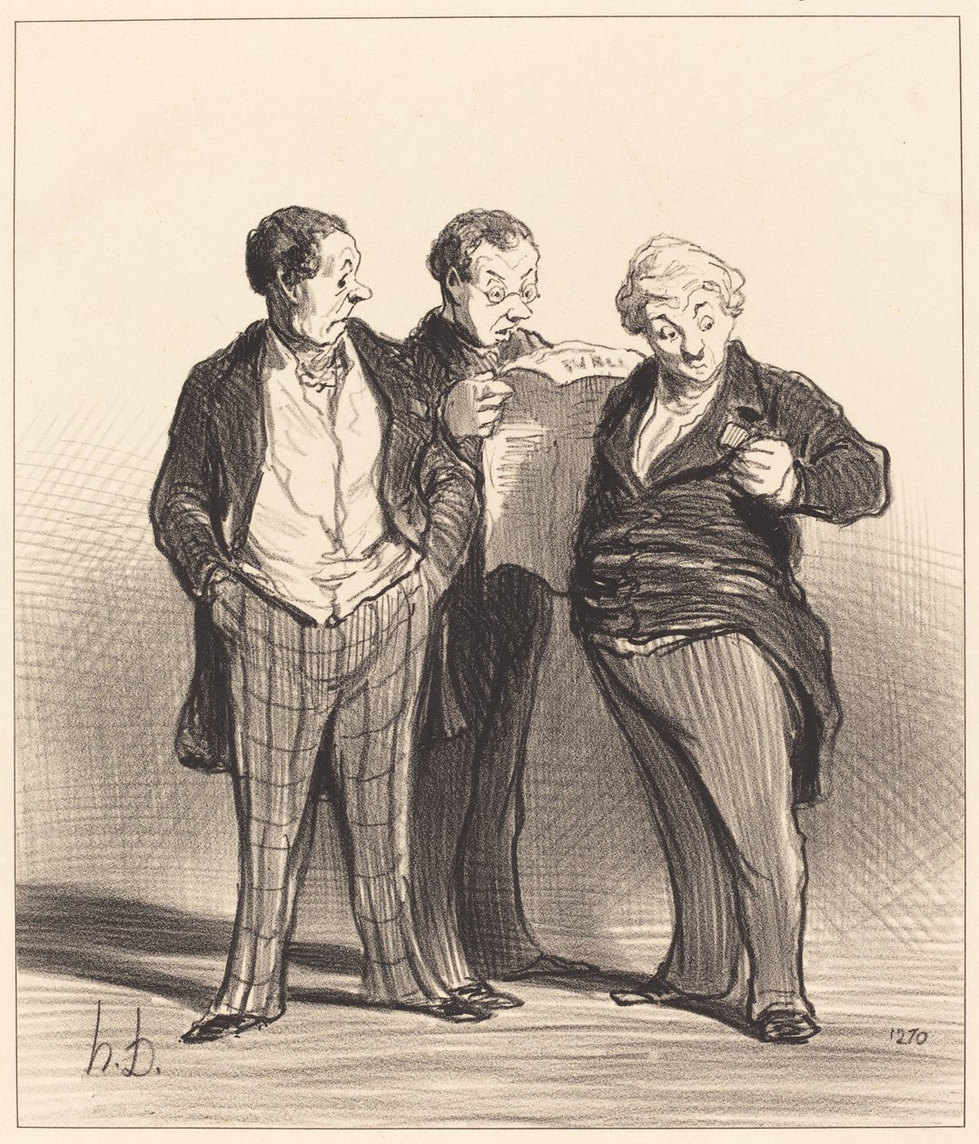 Kielto käyttää koristeita tekijältä Honoré Daumier