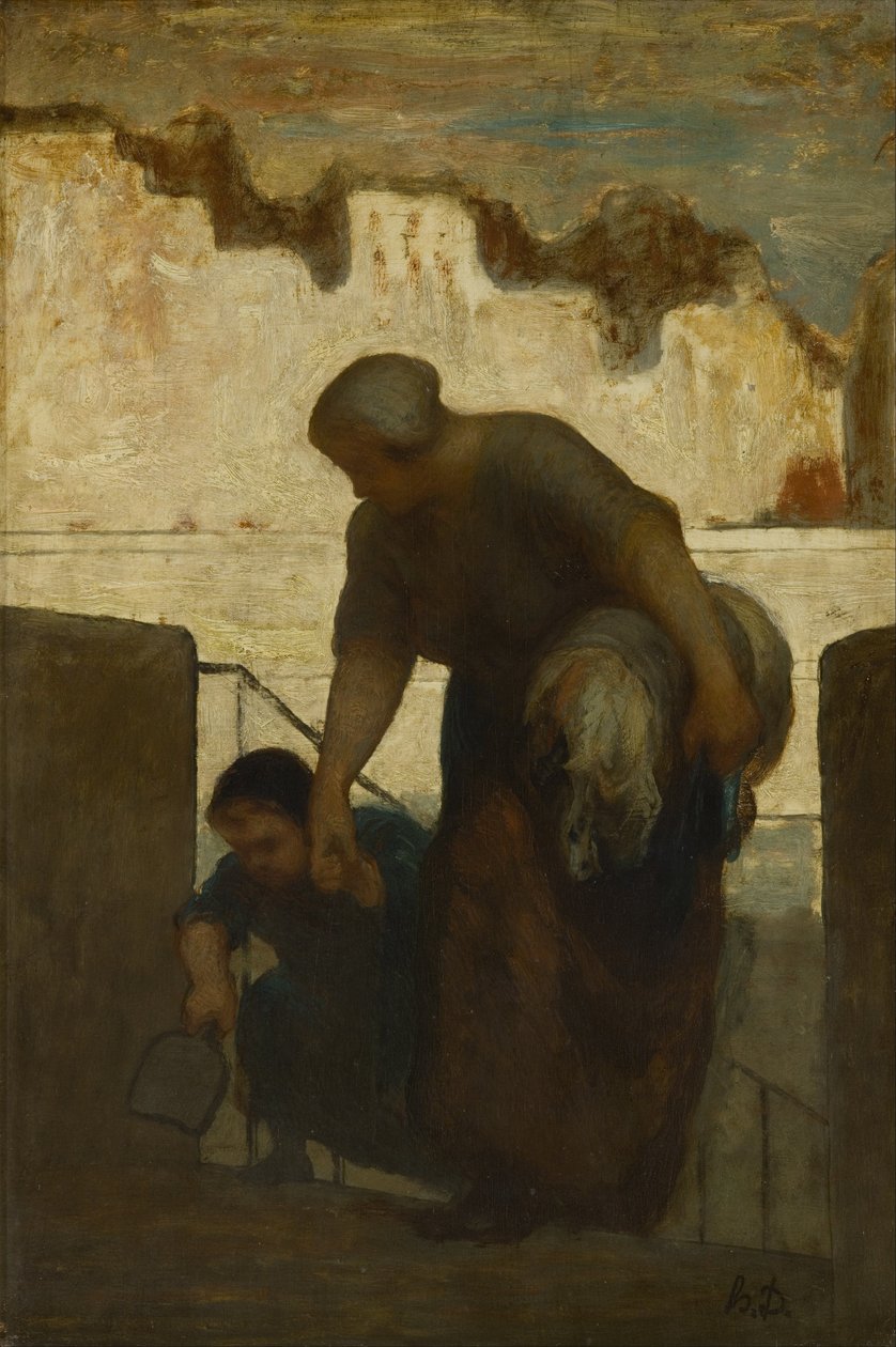Pesijätär tekijältä Honoré Daumier