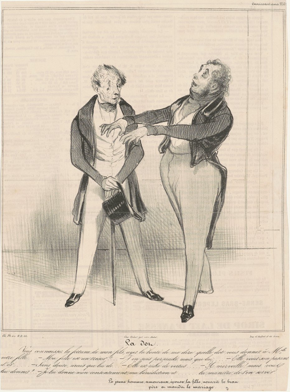 Piste... tiedät onnen... tekijältä Honoré Daumier