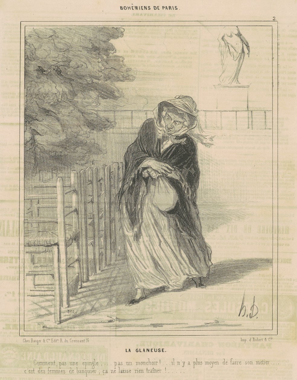 Gleaner tekijältä Honoré Daumier