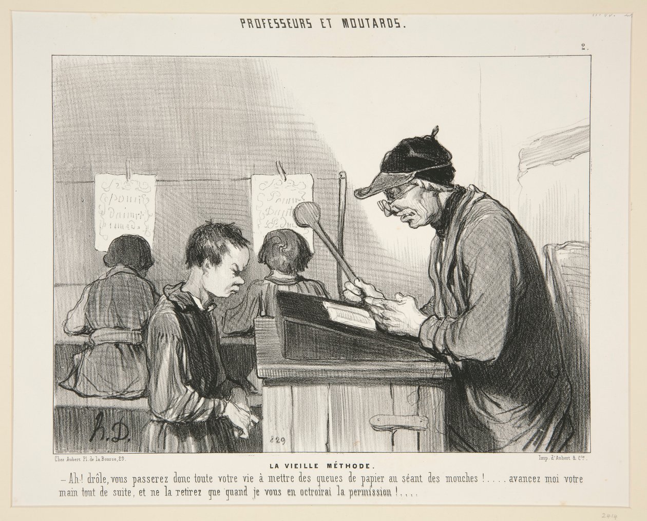 Vanha M tekijältä Honoré Daumier