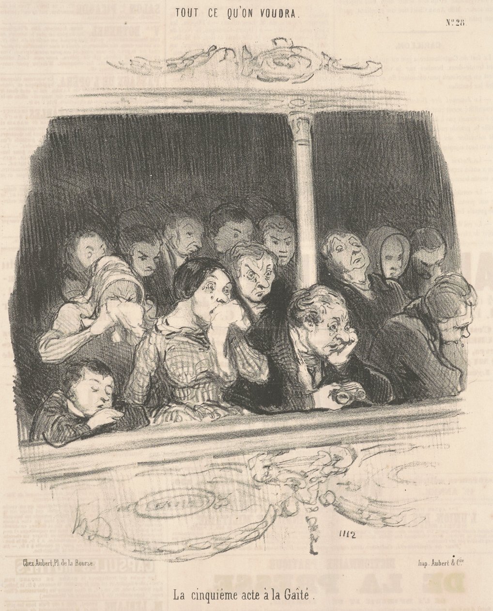 Viides näytös on iloista tekijältä Honoré Daumier