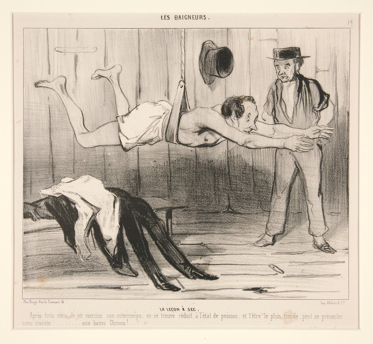 Oppitunti oli kuiva. Kolmen kuukauden tämän harjoituksen jälkeen tekijältä Honoré Daumier