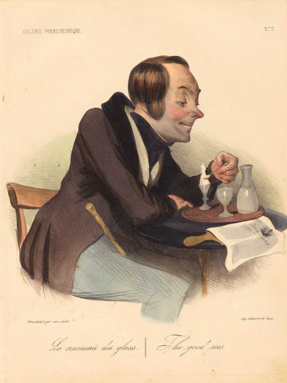 Jäätelön maine tekijältä Honoré Daumier