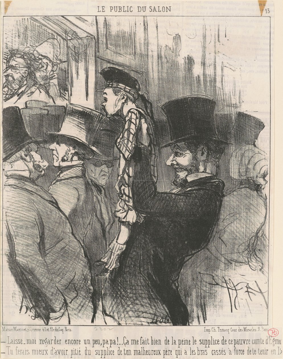 Anna minun katsoa uudelleen... isä! tekijältä Honoré Daumier