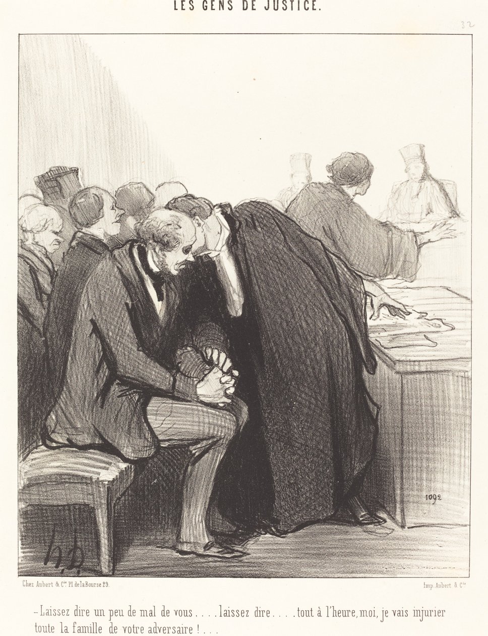 Sanotaanpa vähän pahaa sinusta... tekijältä Honoré Daumier