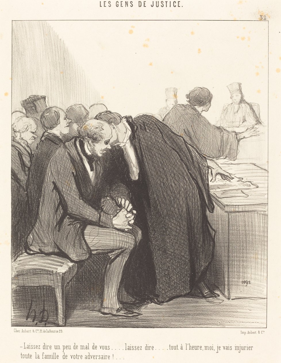 Sanotaanpa vähän pahaa sinusta... tekijältä Honoré Daumier