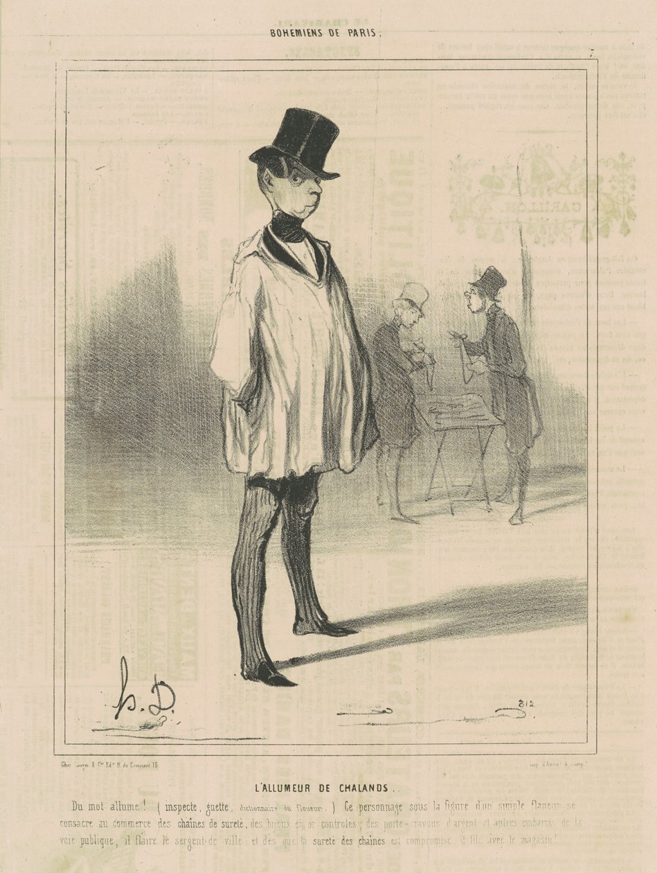 Proomujen sytytin tekijältä Honoré Daumier