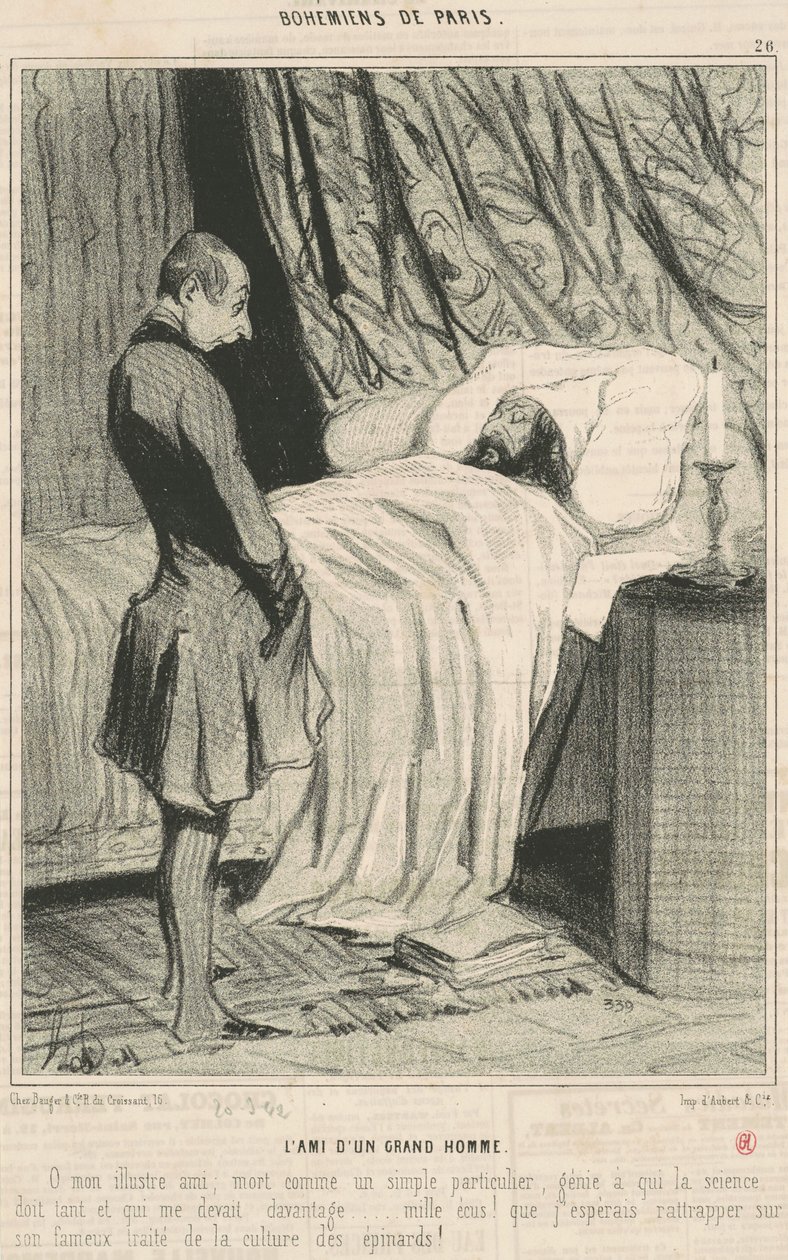 Suuri miehen ystävä tekijältä Honoré Daumier