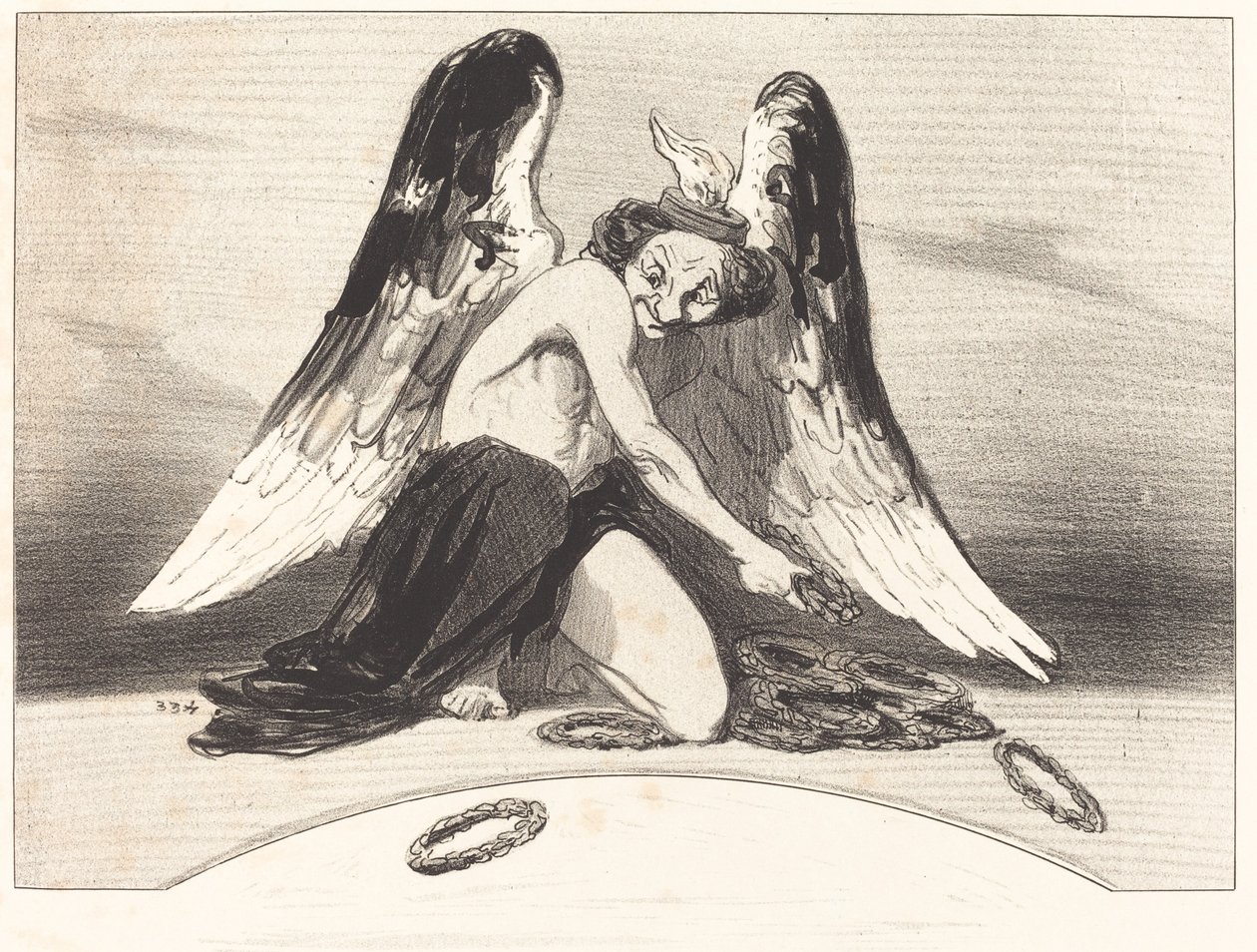 Le Charivari kiitollinen vuodesta 1841 tekijältä Honoré Daumier
