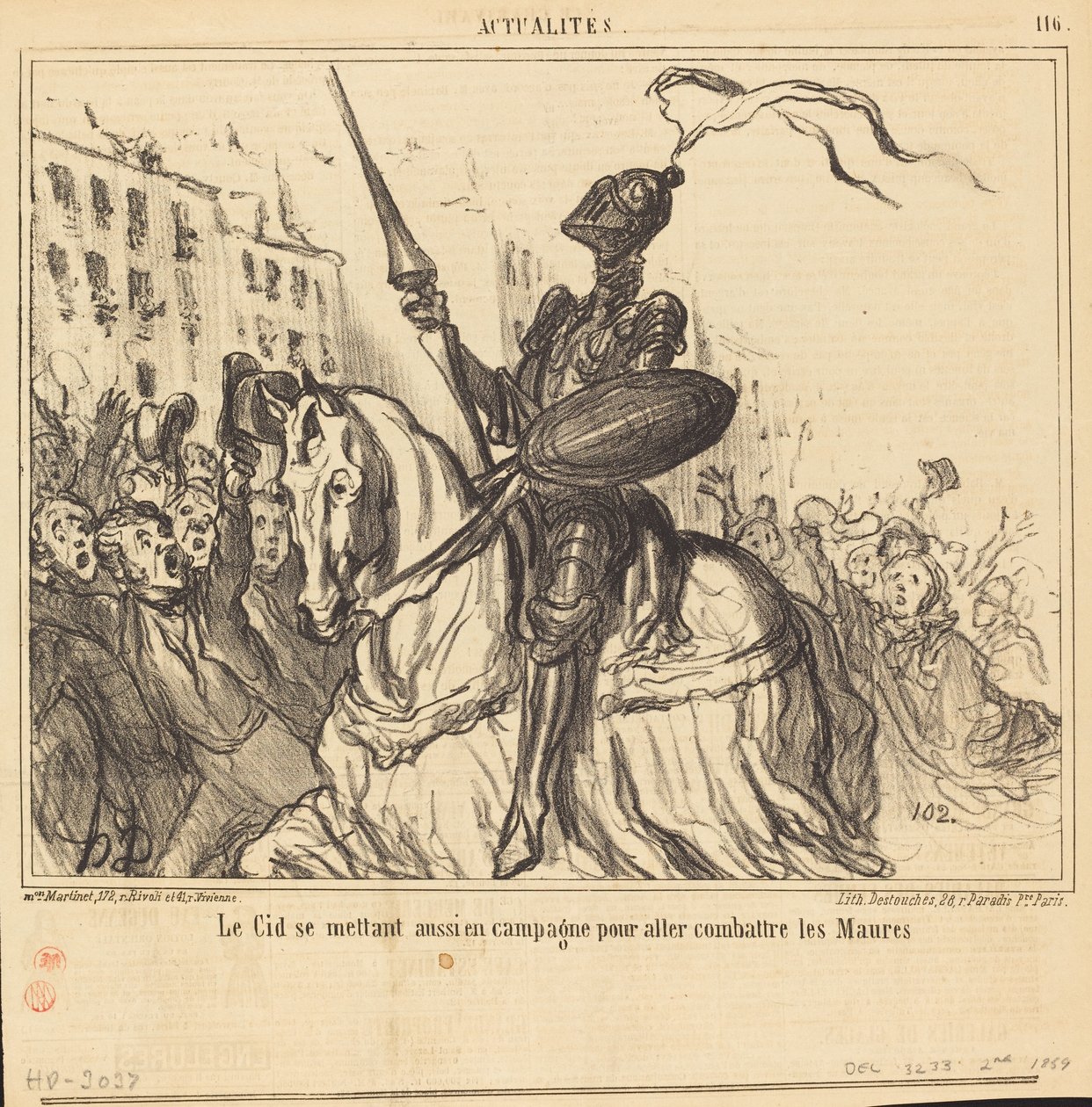 Le Cid myös kampanjoi... tekijältä Honoré Daumier