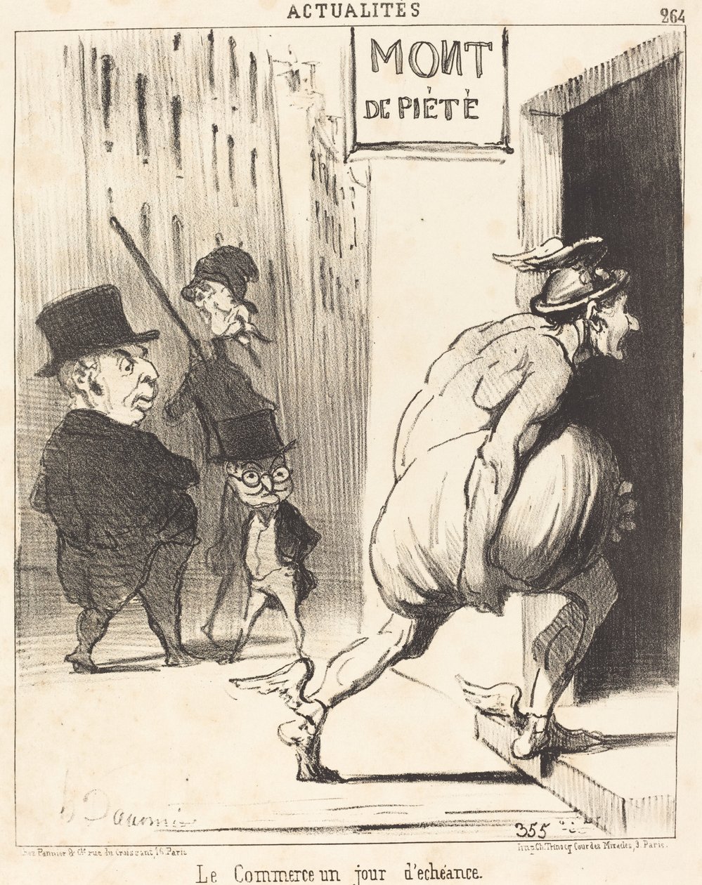 Viimeinen päiväkauppa tekijältä Honoré Daumier