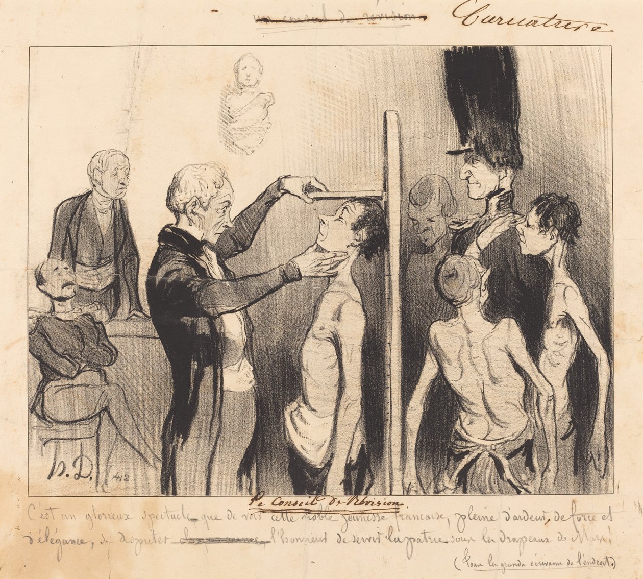 Tarkastuslautakunta tekijältä Honoré Daumier