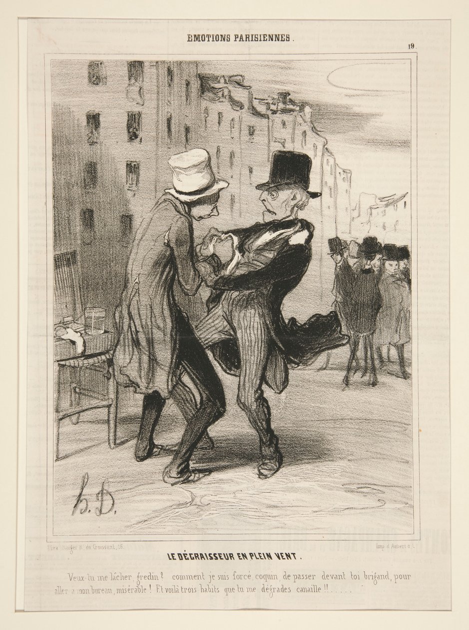 Rasvanpoistoaine ulkoilmassa tekijältä Honoré Daumier