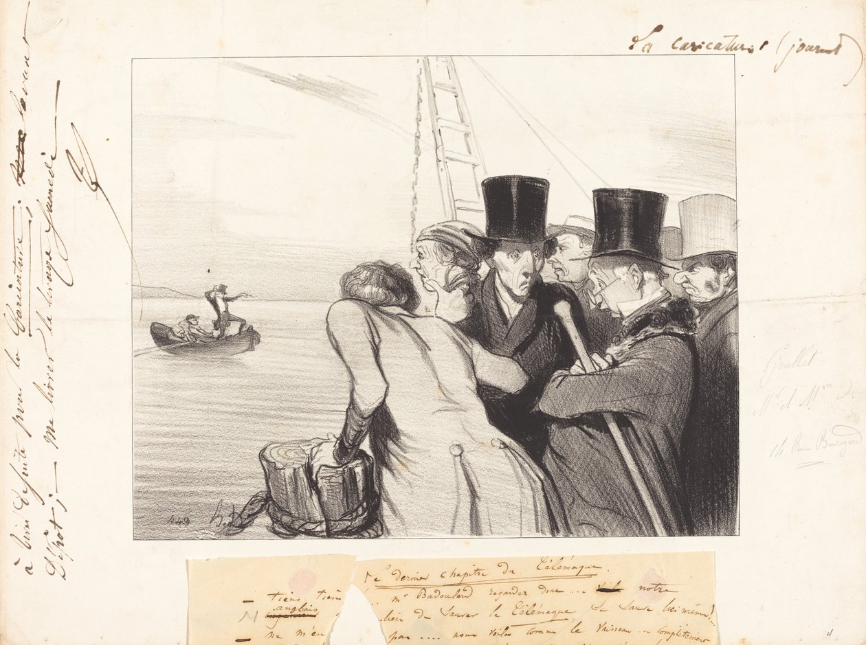 Telemachuksen viimeinen tekijältä Honoré Daumier