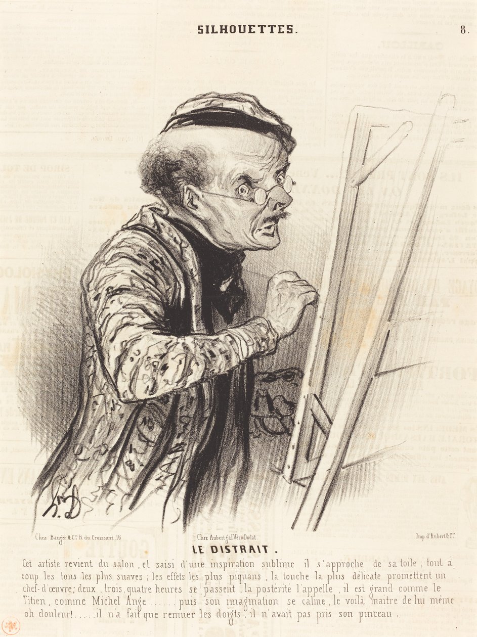 Hajamielinen tekijältä Honoré Daumier