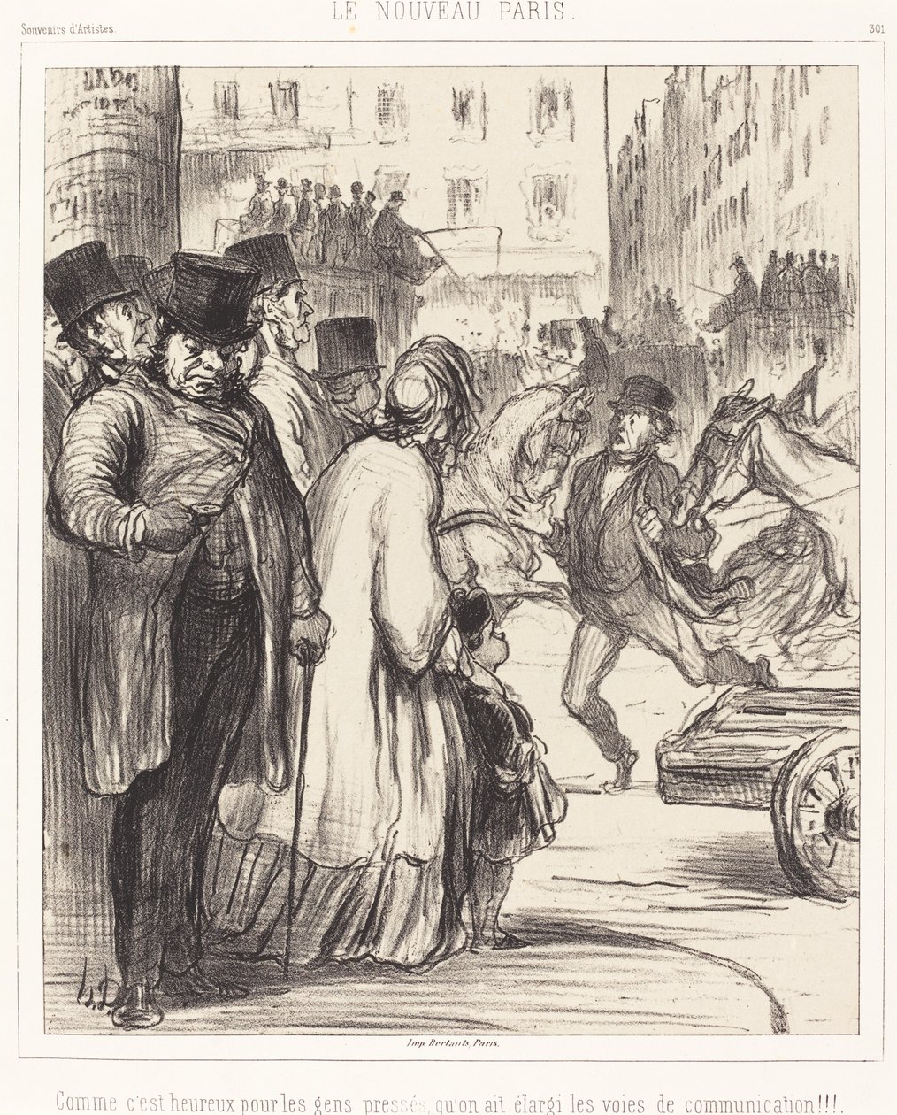 Uusi Pariisi tekijältä Honoré Daumier
