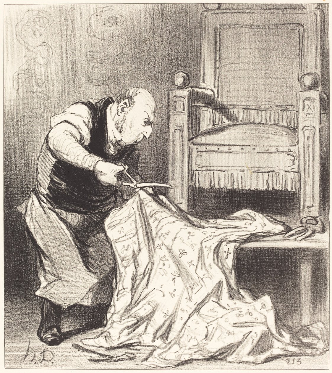 Uusi kruununpehmustaja... tekijältä Honoré Daumier