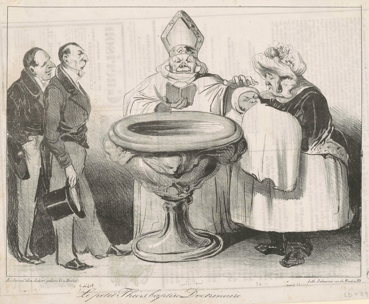 Le Petit Thiers, kastettu doktrinääri tekijältä Honoré Daumier