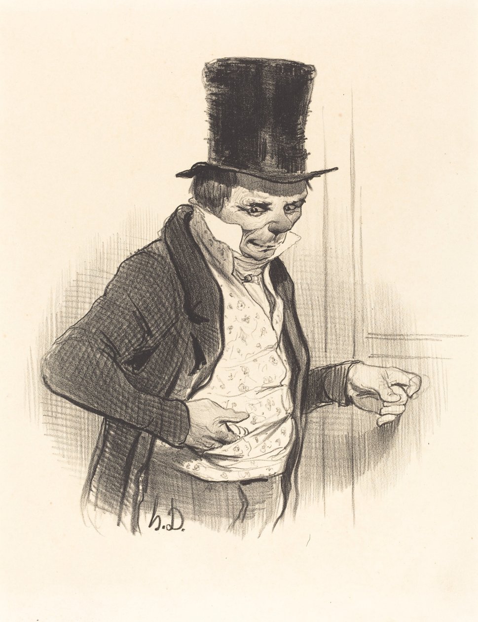 Porter kiertueella... tekijältä Honoré Daumier
