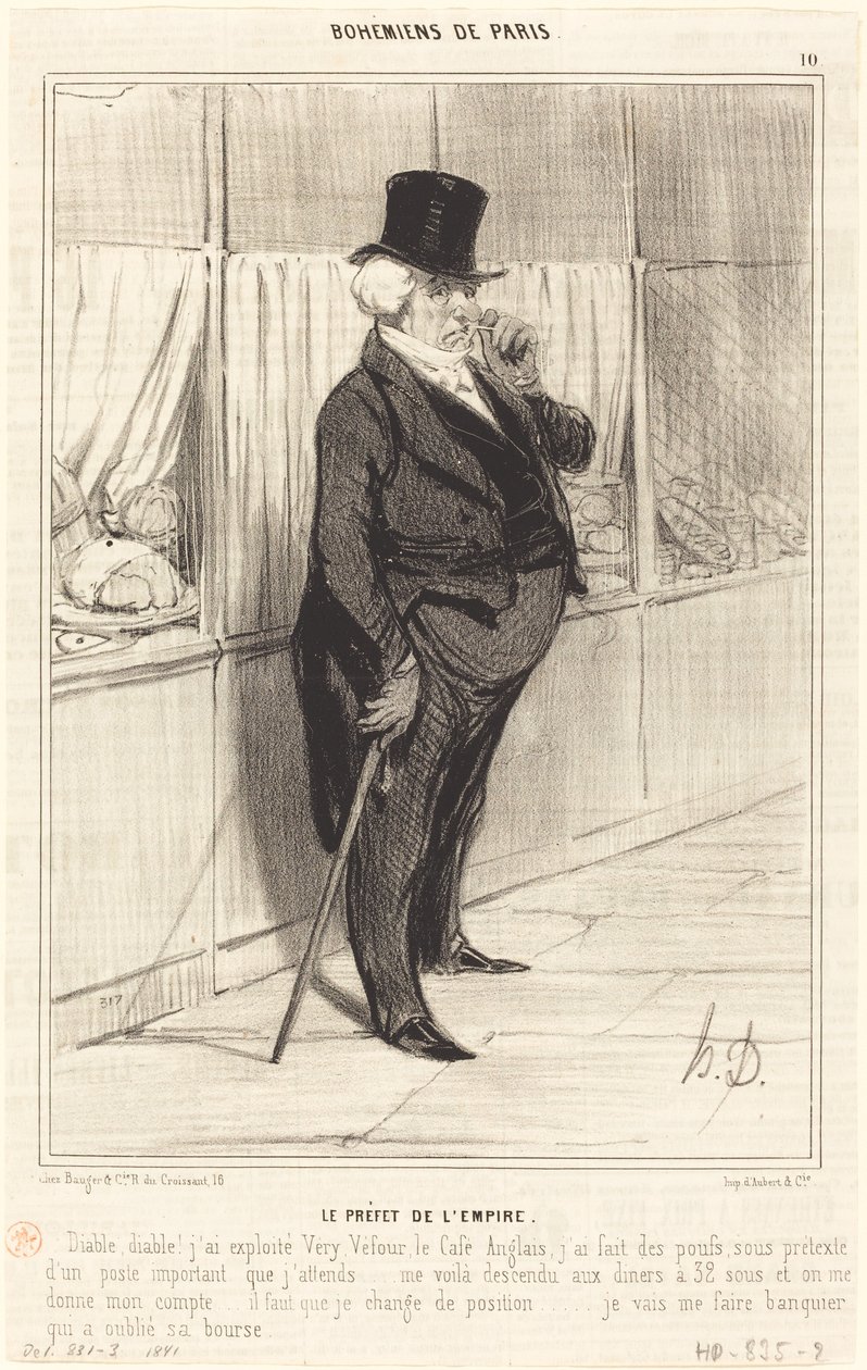 Imperiumin prefekti tekijältä Honoré Daumier