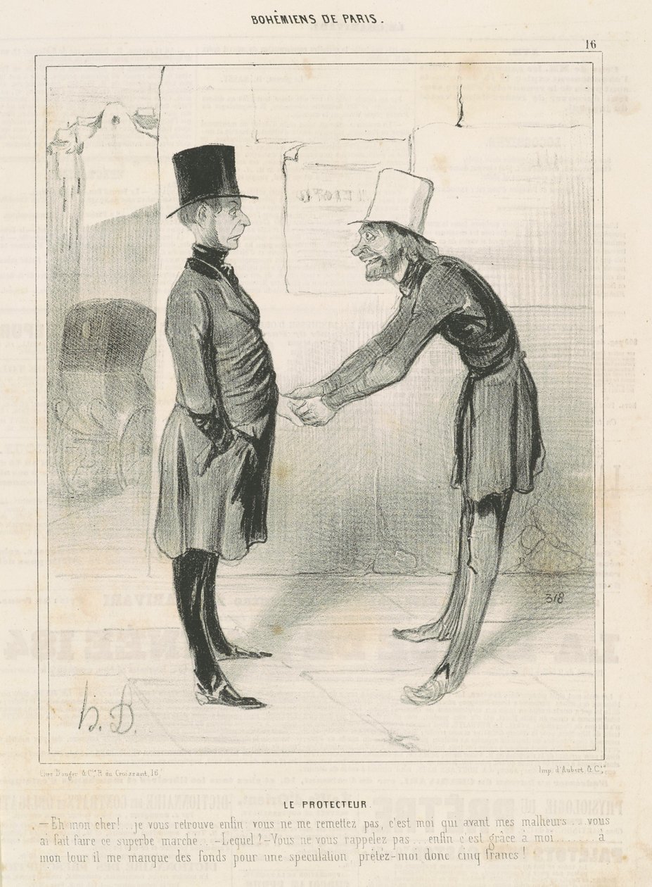 Suojelija tekijältä Honoré Daumier
