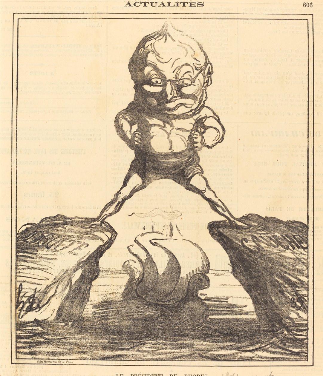 President de Rhodesfinnish tekijältä Honoré Daumier